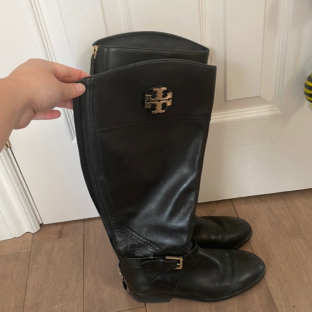 Tory Burch wide calf riding boots 6,5